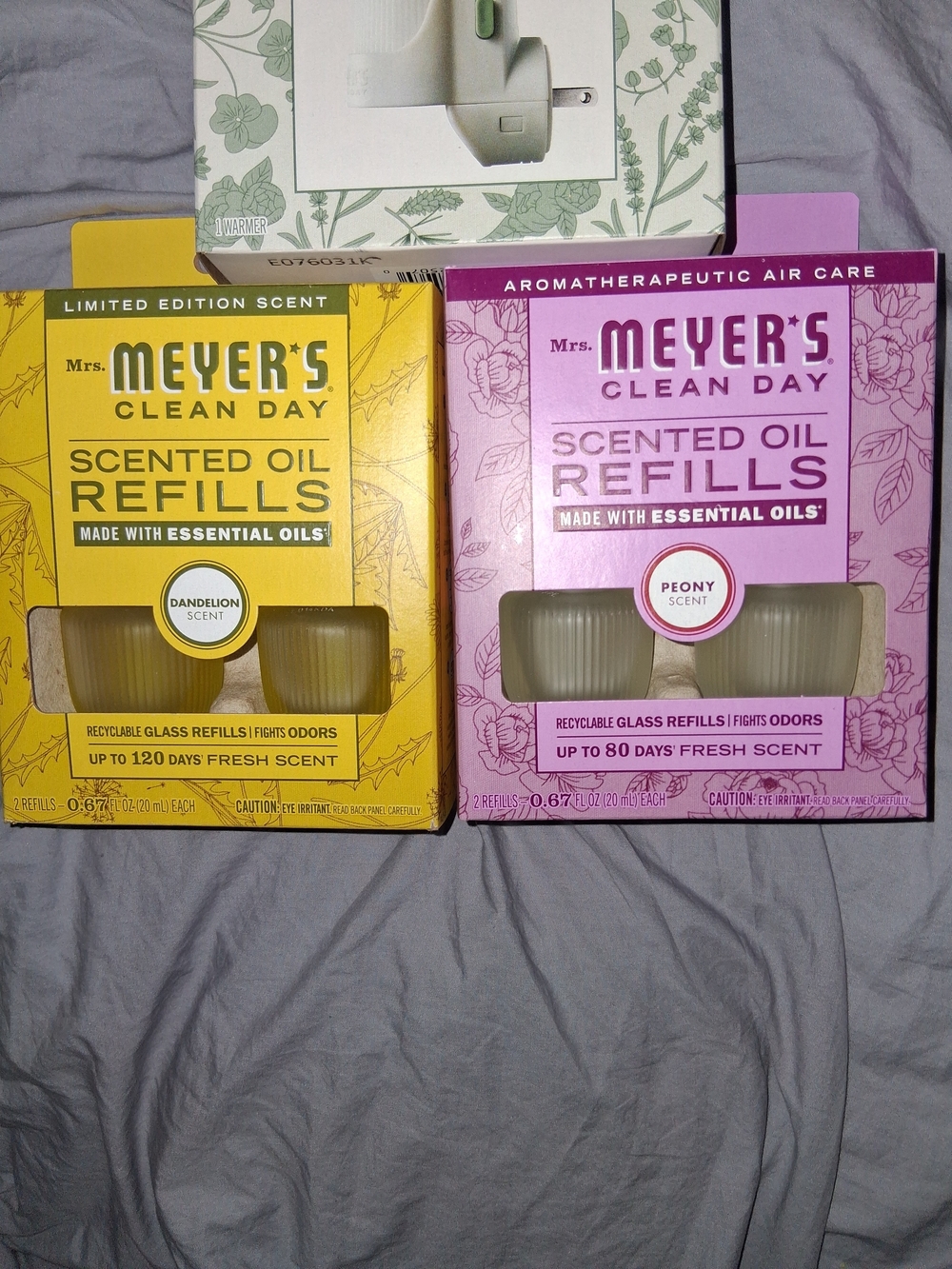 Scented Oil Refills — Yellow Dandelion & Pink Peony